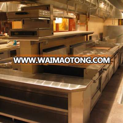 Customized commercial kitchen equipment supplier provide gas commercial combination cooker