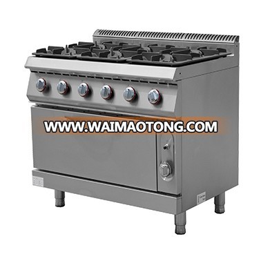 Stainless Steel gas burner with under oven for kitchen project