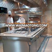 Customized commercial kitchen equipment supplier provide electric commercial combination cooker